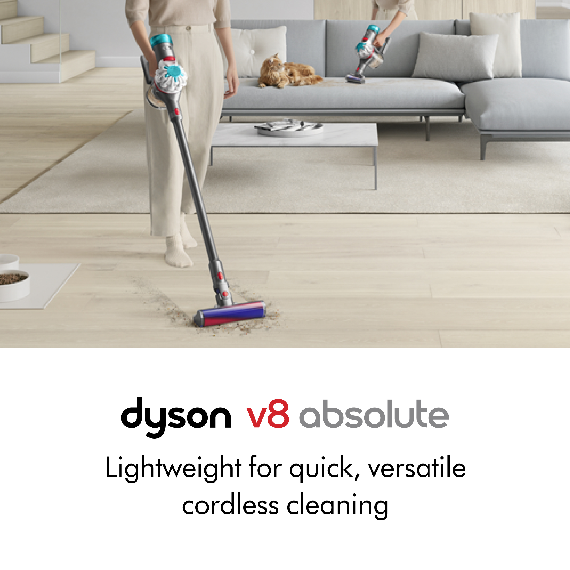 Dyson - 未使用品☆dyson v8 absolute + Refurbished Dyson V8 Absolute (Silver/Nickel) | Dyson